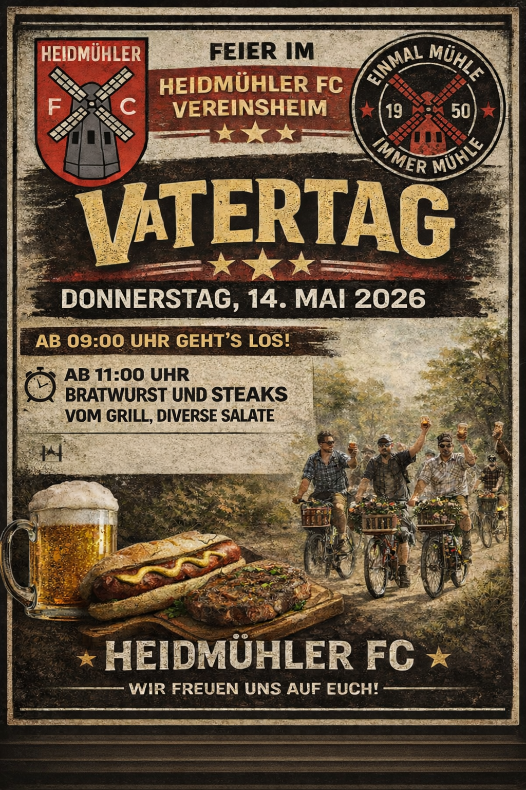 Flyer Vatertag in Schortens